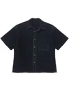 Wooyoungmi Short Sleeve Button Shirt With Graphic Print