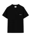 Wooyoungmi Black Light Graphic T-shirt In Black
