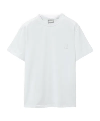 WOOYOUNGMI MOTHER OF PEARL-LOGO T-SHIRT