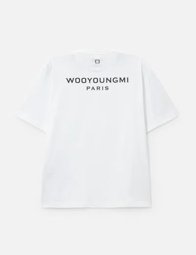 Wooyoungmi Short Sleeves Logo T-shirt In White