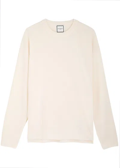 Wooyoungmi Side-split Wool Jumper In Ivory