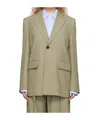 Wooyoungmi Khaki Folding Blazer In Brown