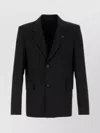 Wooyoungmi Single-breasted Blazer With Notch Lapel And Flap Pockets