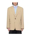 Wooyoungmi Single-breasted Suit Jacket In Brown