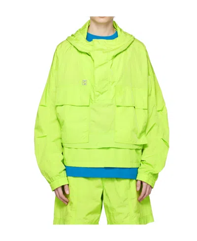 Wooyoungmi Stitched Casual Jacket In Yellow
