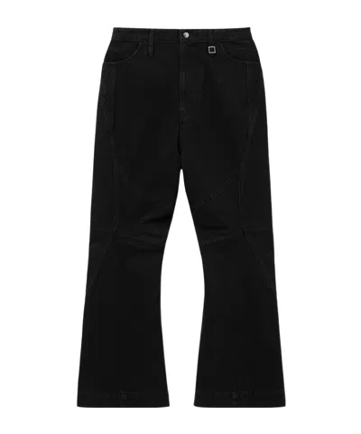 Wooyoungmi Stitched Jeans In Black