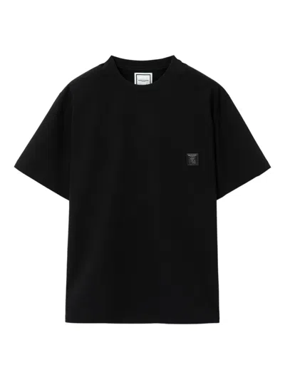 Wooyoungmi Short-sleeved T-shirt In Black