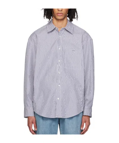 Wooyoungmi Striped Button Shirt In Multicolor