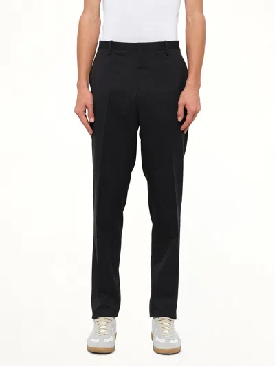 Wooyoungmi Pressed-creases Trousers In Black