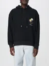 Wooyoungmi Graphic Print Hooded Sweatshirt With Pouch Pocket