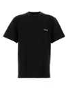 Wooyoungmi Black Light Graphic T-shirt In Black