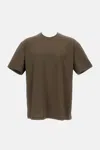 Wooyoungmi Embroidered-logo T-shirt In Brown