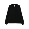 Wooyoungmi Logo-patch Long-sleeved Sweater In Black