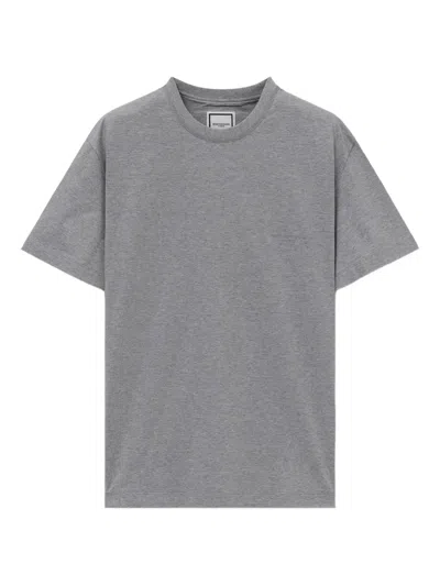 Wooyoungmi Tonal-logo T-shirt In Gray