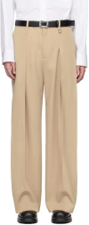 Wooyoungmi Twill Wide-leg Trousers
