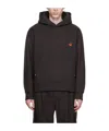 Wooyoungmi Volcano Hooded Sweater In Black