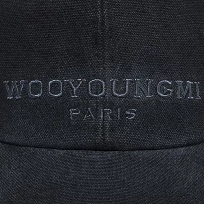 Wooyoungmi W261ca54 Cotton Baseball Cap In Navy