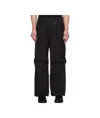 Wooyoungmi Waistband Loop Casual Pants In Black