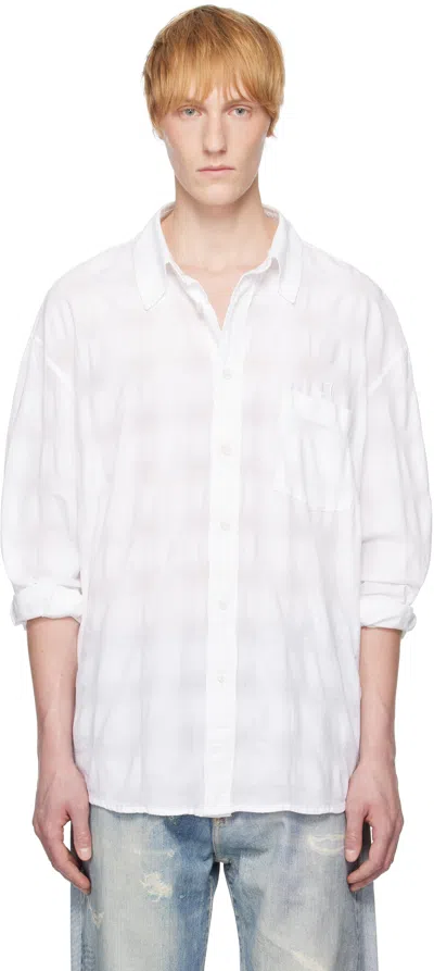 Wooyoungmi White Crinkle Shirt In White838w