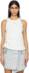 WOOYOUNGMI WHITE HARDWARE TANK TOP