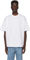WOOYOUNGMI WHITE PRINTED T-SHIRT