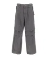 Wooyoungmi Relaxed Fit Wide-leg Trousers In Gray