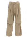 Wooyoungmi Relaxed Fit Cotton Wide-leg Trousers In Brown