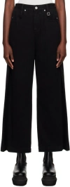 WOOYOUNGMI WIDE-LEG NON-STRETCH DENIM JEANS