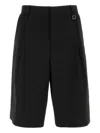 Wooyoungmi Bermuda Shorts With Front And Side Pleats