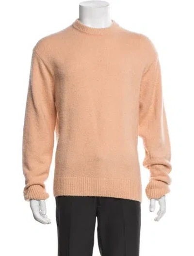 Pre-owned Wooyoungmi Wool Crew Neck Pullover In Orange