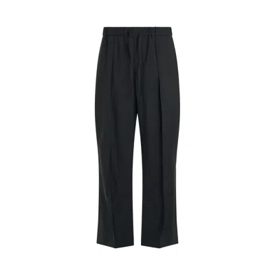 Wooyoungmi Wool Relaxed Fit Pants In Black