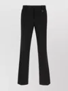 Wooyoungmi Wool Trousers With Back Pockets And Belt Loops