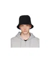 Wooyoungmi Crinkled Denim Bucket Hat In Multicolor