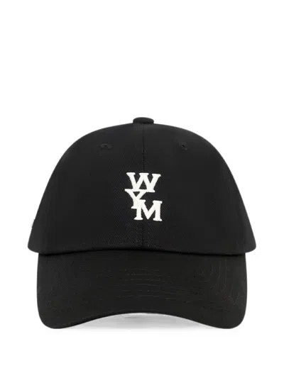 Wooyoungmi Wym Logo-embroidered Cap In Black