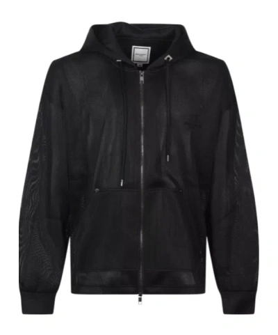Wooyoungmi Zipped Hoodie In Black