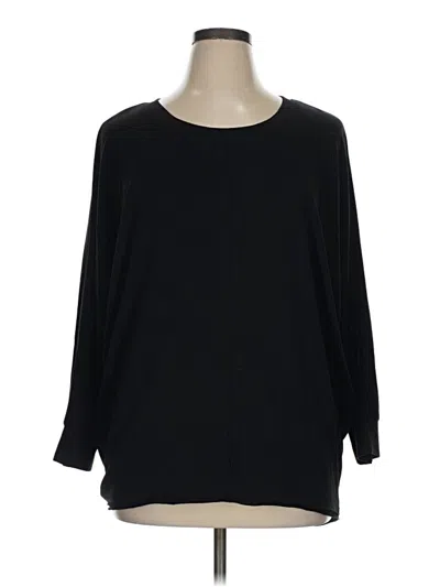 Pre-owned Workshop Republic Clothing 3/4 Sleeve T-shirt In Black
