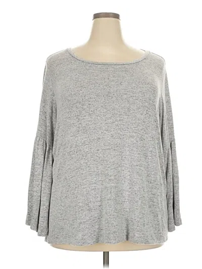 Pre-owned Workshop Republic Clothing 3/4 Sleeve T-shirt In Gray