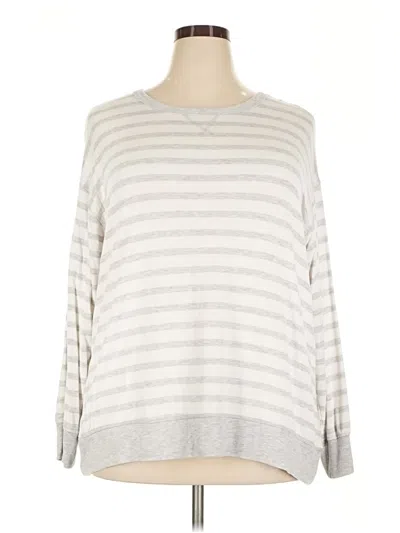 Pre-owned Workshop Republic Clothing 3/4 Sleeve T-shirt In Silver