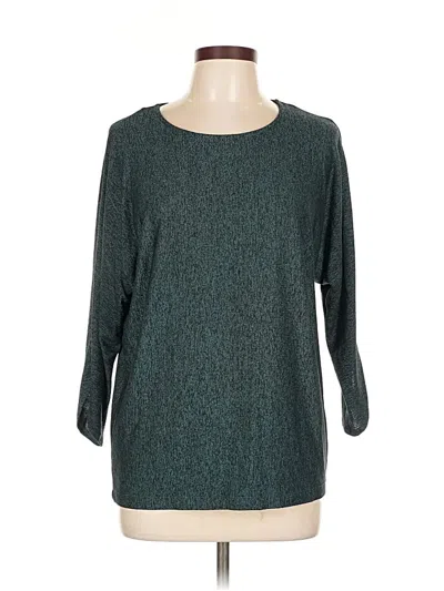 Pre-owned Workshop Republic Clothing 3/4 Sleeve T-shirt In Teal