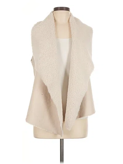 Pre-owned Workshop Republic Clothing Faux Fur Vest In Ivory