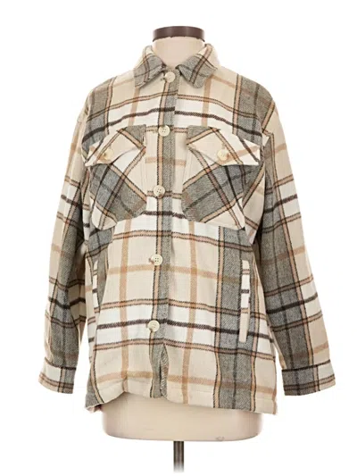 Pre-owned Workshop Republic Clothing Jacket In Tan