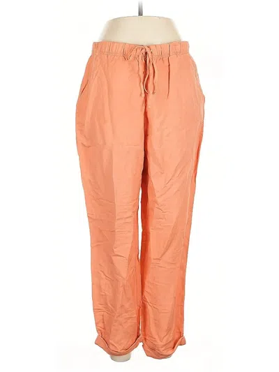 Pre-owned Workshop Republic Clothing Linen Pants In Orange