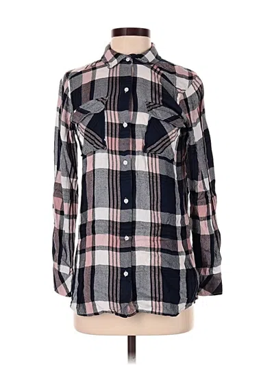 Pre-owned Workshop Republic Clothing Long Sleeve Button Down Shirt In Black