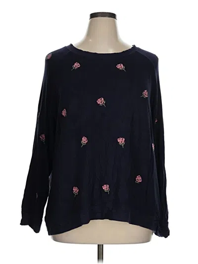 Pre-owned Workshop Republic Clothing Long Sleeve T-shirt In Blue