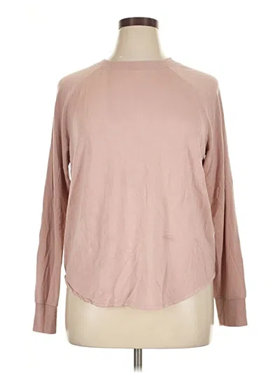 Pre-owned Workshop Republic Clothing Long Sleeve T-shirt In Pink
