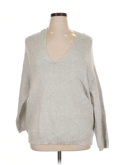 Pre-owned Workshop Republic Clothing Pullover Hoodie In Gray