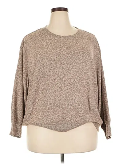 Pre-owned Workshop Republic Clothing Pullover Sweater In Brown