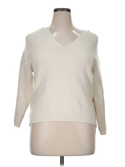 Pre-owned Workshop Republic Clothing Pullover Sweater In Ivory