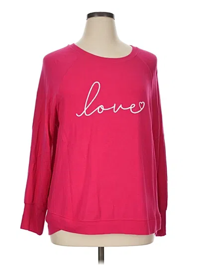 Pre-owned Workshop Republic Clothing Pullover Sweater In Pink