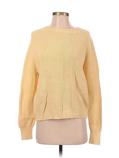 Pre-owned Workshop Republic Clothing Pullover Sweater In Yellow
